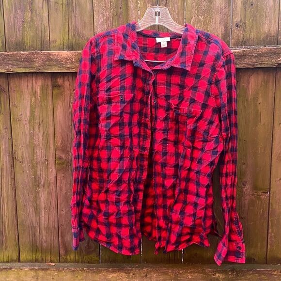 St. John's Bay Tops - St. John’s Vay button Down shirt sz. XL
